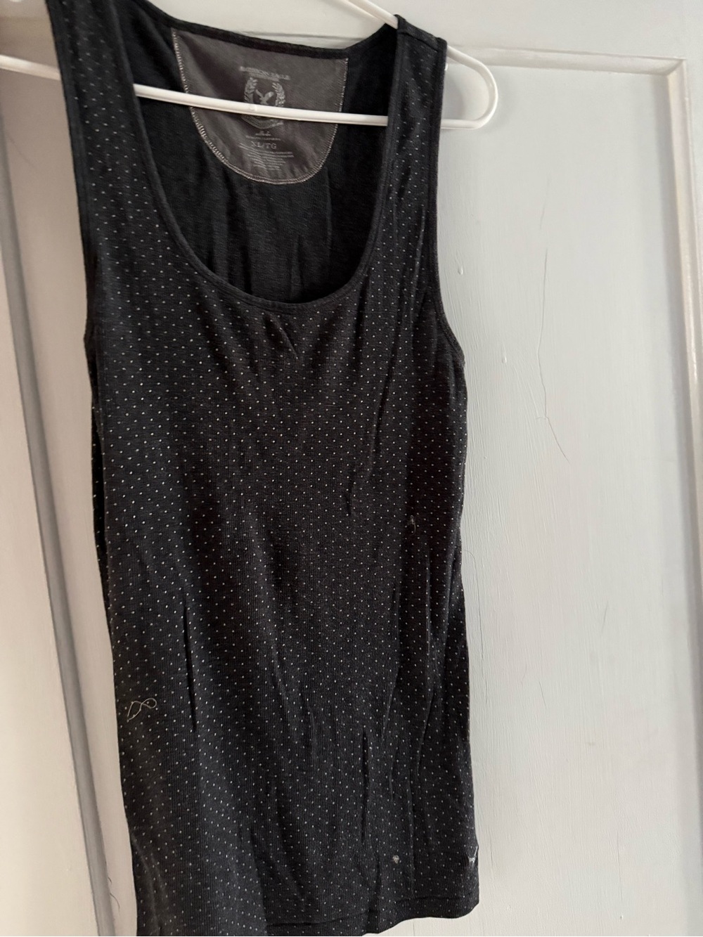 Black polka dot Tank Top - Women